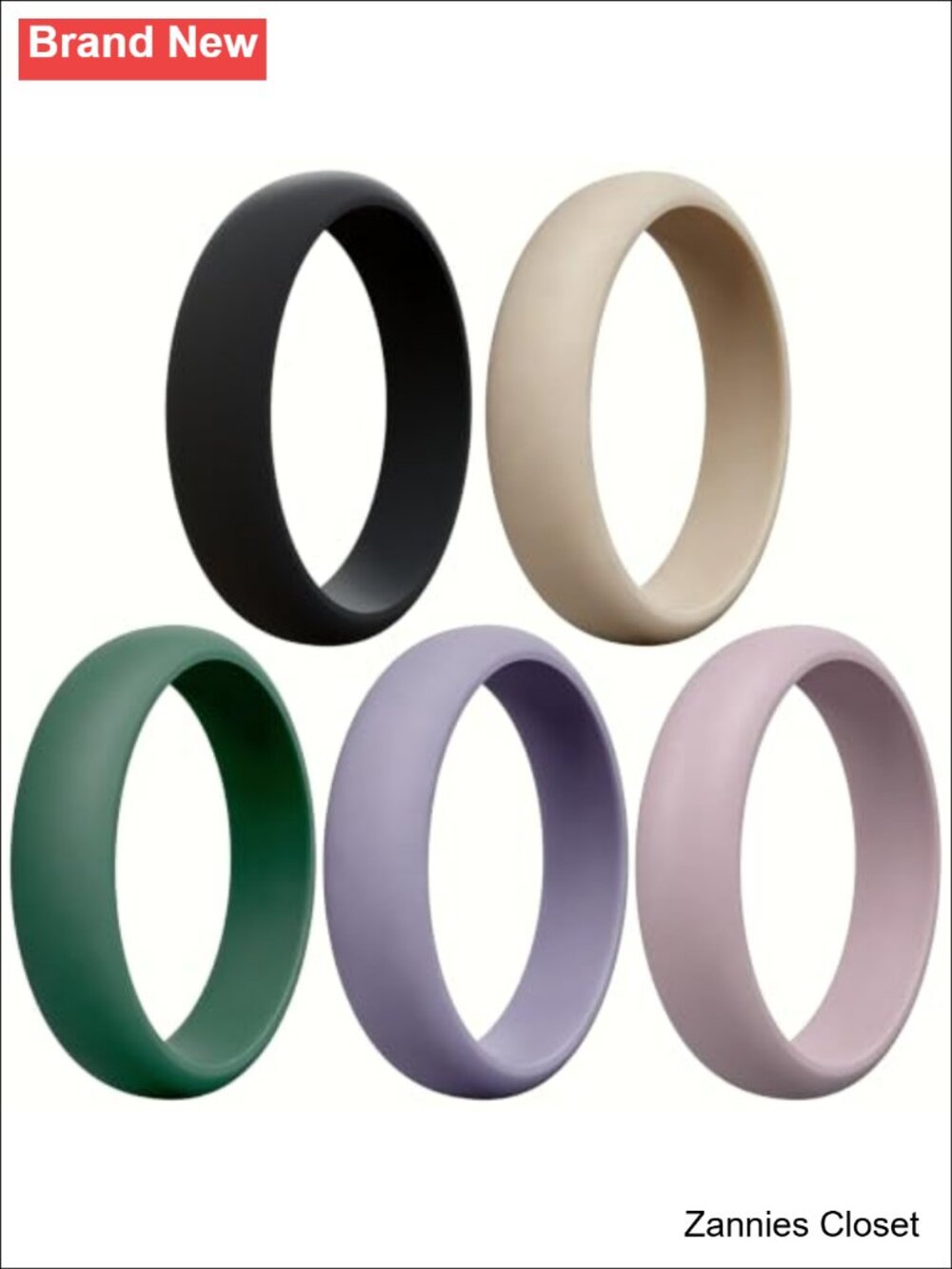 💍 Silicone Engagement Ring Comfort Fit Rubber Wedding Band Stackable Gym Ring
